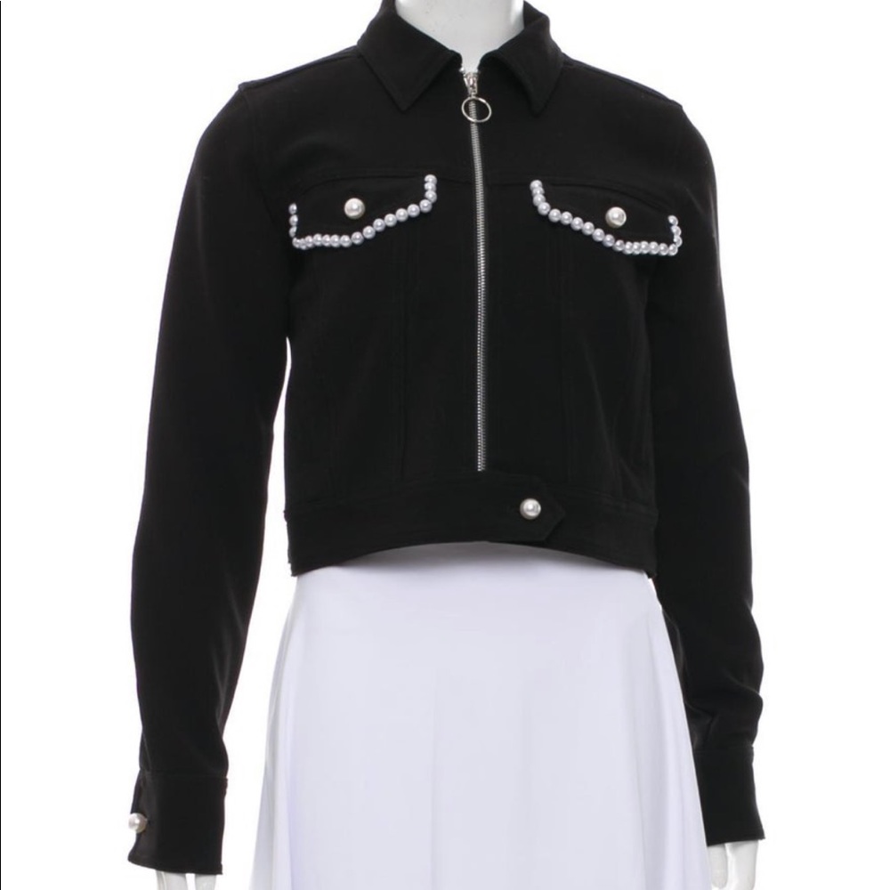 Adam Selman pear accented jacket